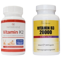 Pro Natural Vitamin D3 + K2 Big Pack