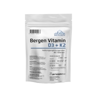 Bergen Vegan Vitamin D3 5000 I.E + Vitamin K2 200mcg