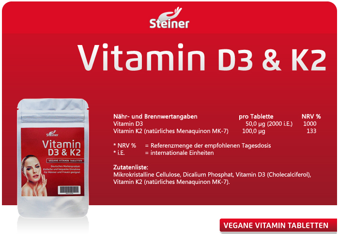 Steiner Vitamin D3 & K2 Informationen