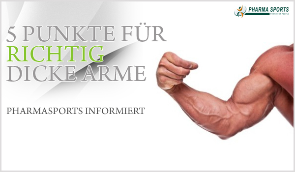 5 Punkte für dicke Arme 5 Punkte für dicke Arme