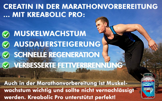 Kreabolic Creatin-in-der-Marathonvorbereitung