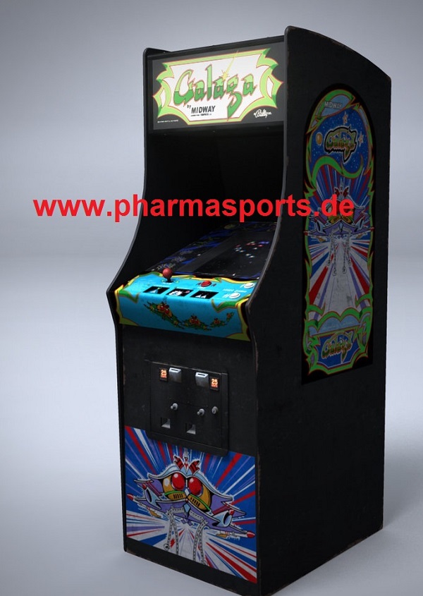 Galaga Arcade Spiele Computer beim Pharmasports Team