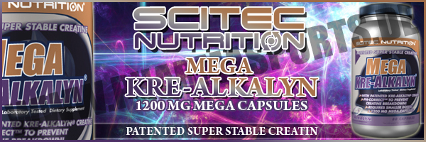 Scitec Mega Kre-Alkalyn für einen verbesserten Muskelaufbau
