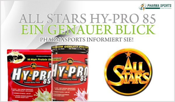 All Stars Hy-Pro 85 bei Pharmasports im Detail All Stars Hy-Pro 85 bei Pharmasports im Detail