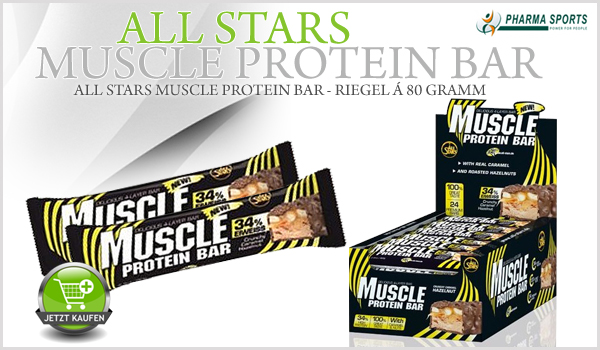 NEU bei Pharmasports - Der All Stars Muscle Protein Bar