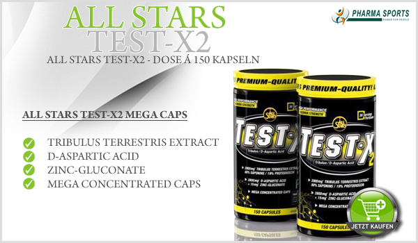 All Stars Test-X2 - Tribulus Supplement nun auch bei Pharmasports