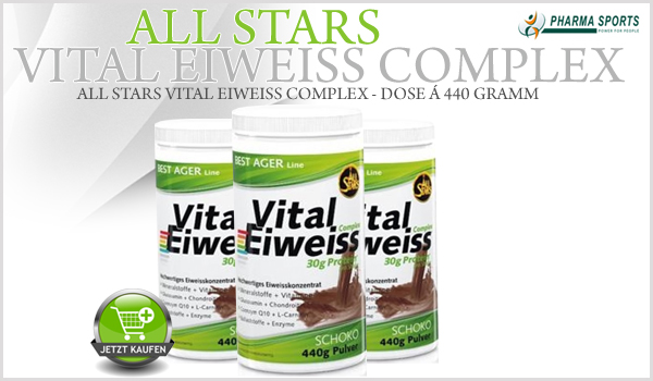 NEU: All Stars Vital Eiweiss Complex nun auch bei Pharmasports!