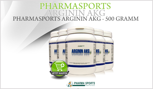 Pharmasports Arginin AKG - 500 Gramm Dose
