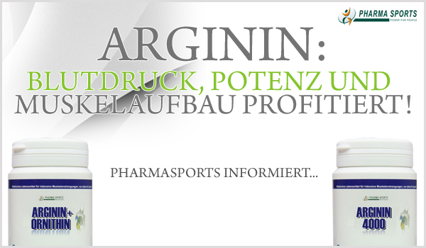 Arginin: Blutdruck, Potenz und Muskelaufbau profitiert.