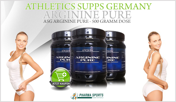 ASG Arginine Pure - Dose á 500 Gramm reines L-Arginin HCL