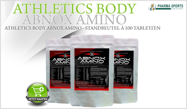 NEU im Online-Shop - Athletics Body Abnox Amino!