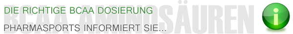 Die richtige BCAA Einnahme 