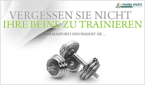 Beintraining nicht vergessen - Pharmasports informiert Sie!