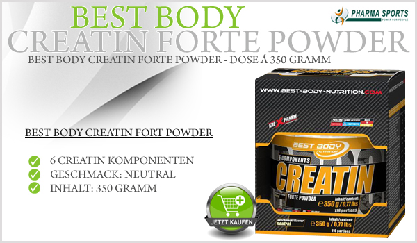 Best Body Creatin Forte Powder nun auch bei Pharmasports