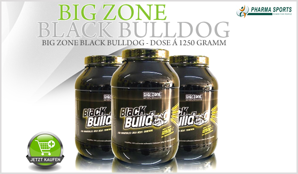 Big Zone Black Bulldog bei Pharmasports - Dose á 1250 Gramm
