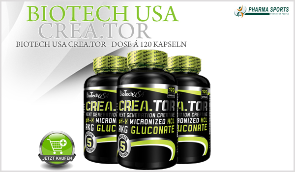 BioTech USA Crea.TOR - Dose á 120 Kapseln