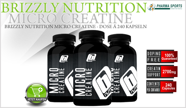 Brizzly Nutrition Micro Creatine - Dose á 240 Kapseln