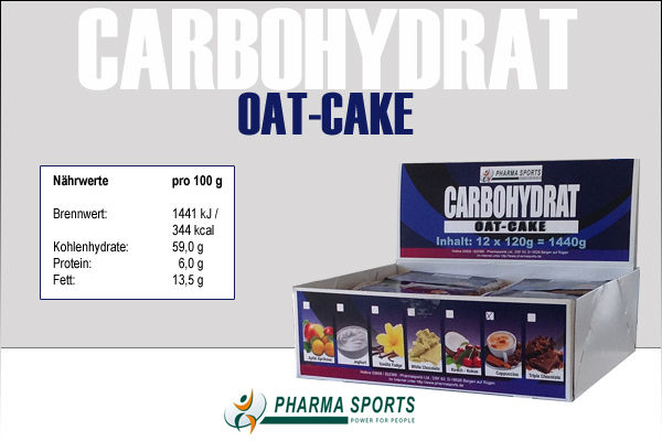 Carbohydrate OAT Cake von Pharmasports