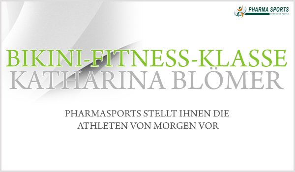 Bikini-Fitness-Klassen-Model Katharina Blömer bei Pharmasports im Selbstportrait