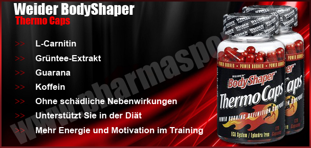 Weider BodyShaper Thermo Caps zum Muskelaufbau und mehr!