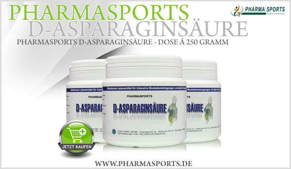 Pharmasports D-Asparaginsäure - Dose á 250 Gramm D-Asparaginsäure