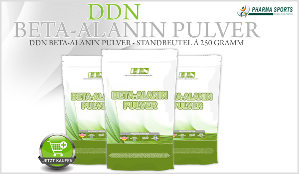 DDN (Die deutschen Nährstoffexperten) Beta-Alanin Pulver in hochwertiger, reiner Form