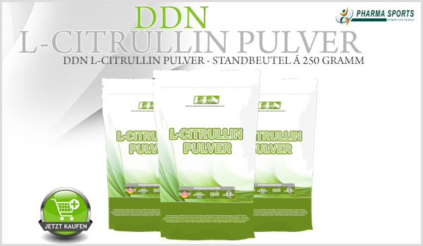DDN L-Citrullin Pulver - hochwertiges, reines L-Citrullin Pulver