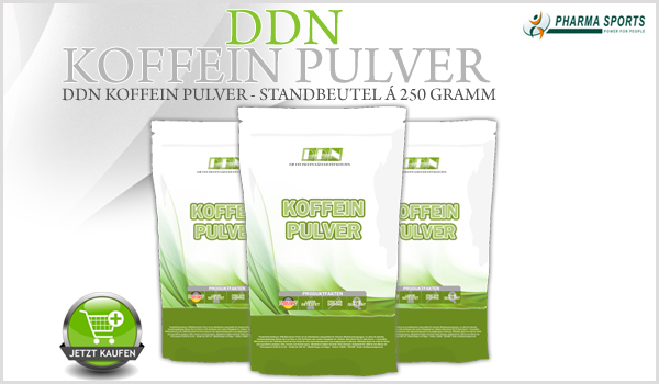 DDN Koffein Pulver - Standbeutel á 250 Gramm