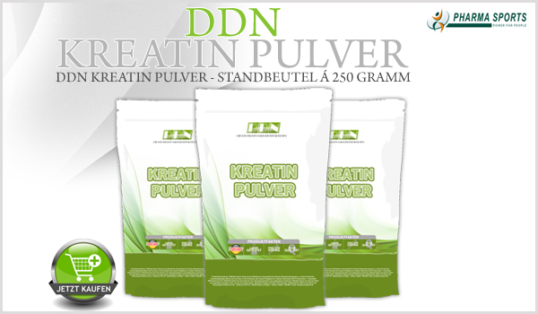 DDN Kreatin Pulver - hochwertiges Creatin Monohydrat in Pulverform