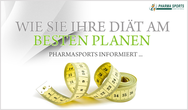 Wie Sie Ihre Diät am besten selbst planen erfahren Sie bei Pharmasports