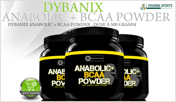 Dybanix Anabolic + BCAA Powder - reines BCAA Pulver in höchster Qualität