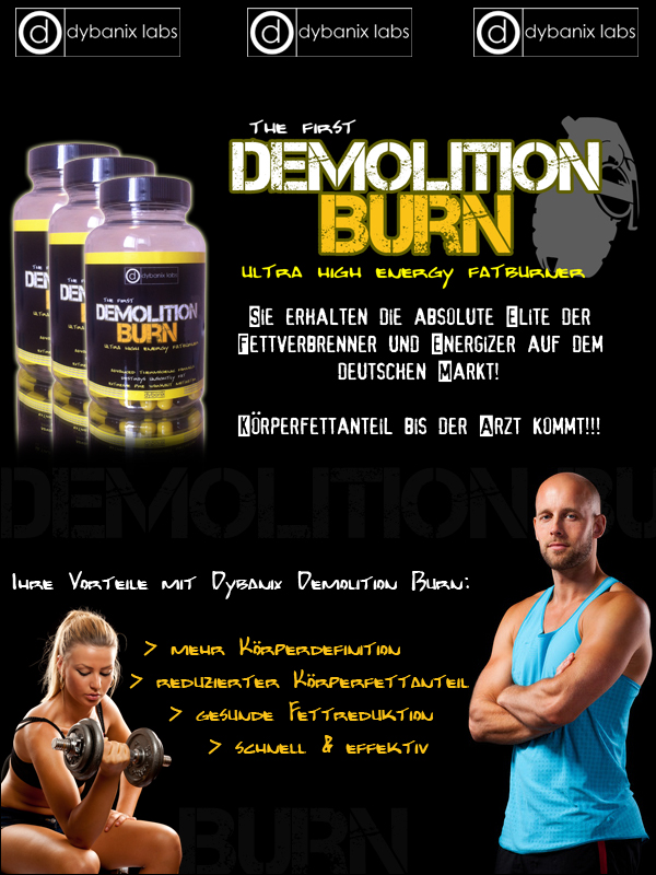 Dybanix Demolition Burn zur besten Fettreduktion
