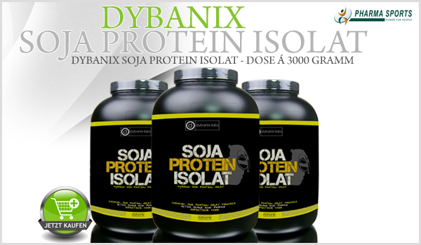 Neu im Sortiment: Dybanix Soja Protein Isolat in der 3000 Gramm Dose