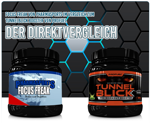 Pharmasports Focus Freak im Vergleich zu Profuel Tunnelblick