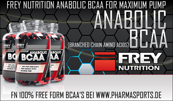 Frey Nutrition Anabolic BCAA zum gezielten Muskelaufbau