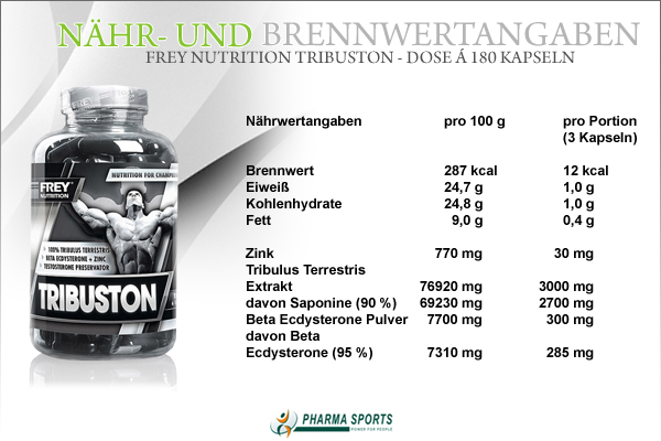 Frey Nutrition Tribuston - Dose á 180 Kapseln