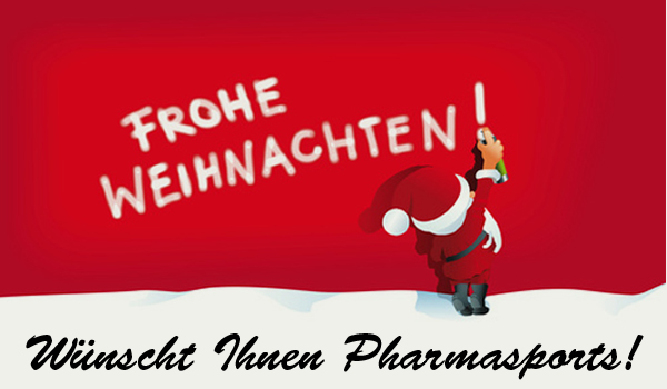 Pharmasports wünscht Ihnen frohe Weihnachten!
