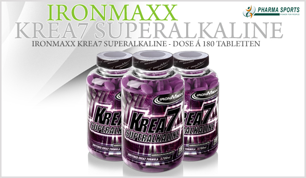 IronMaxx Krea7 Superalkaline - Dose á 180 Tabletten