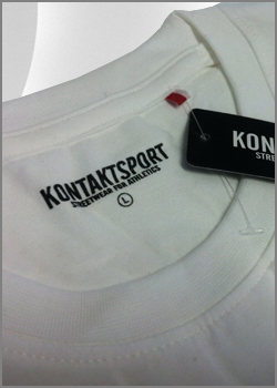 Kontaktsport Classic Tee - Farbe Weiß