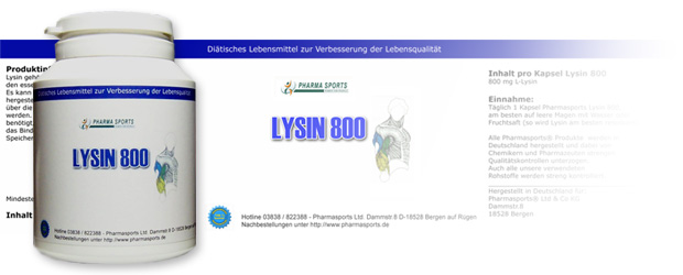 Pharmasports Lysin 800 