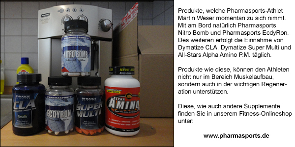 Pharmasports Supplemente zum Muskelaufbau