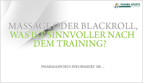 Massage oder Blackroll nach dem Training?