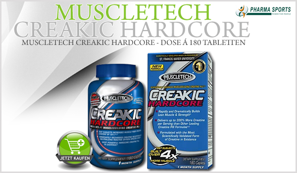 Neues Creatin bei Pharmasports - MuscleTech Creakic Hardcore