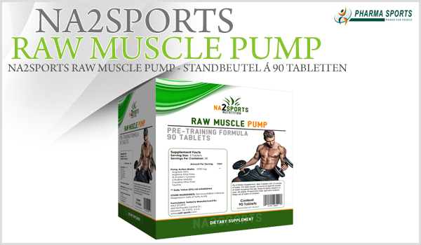 Na2Sports Raw Muscle Pump - Packung á 90 Tabletten