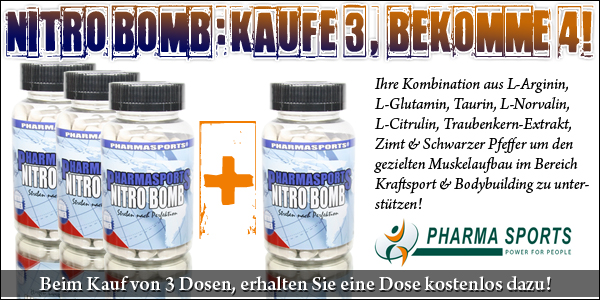 Pharmasports Nitro Bomb 3+1 Sparpaket