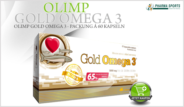 Olimp Gold Omega 3 - Packung á 60 Kapseln