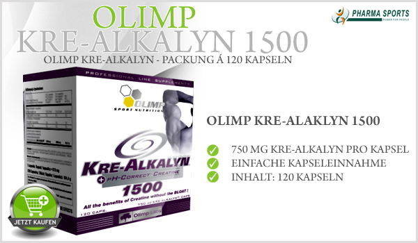 Olimp Kre-Alkalyn - Packung á 120 Kapseln