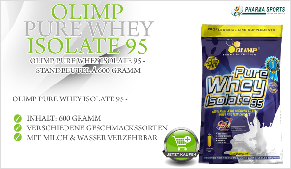 Neues Whey Isolat bei Pharmasports: Olimp Pure Whey Isolate 95