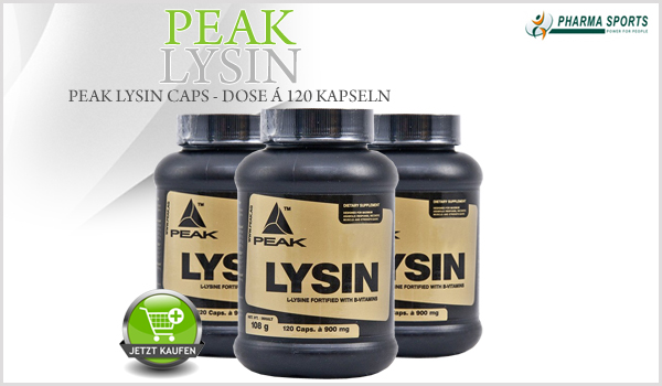 Peak Lysin der nächste Artikel bei Pharmasports im Aminosäure-Sortiment