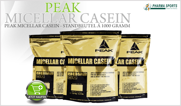 Peak Micellar Casein ab sofort auch bei Pharmasports